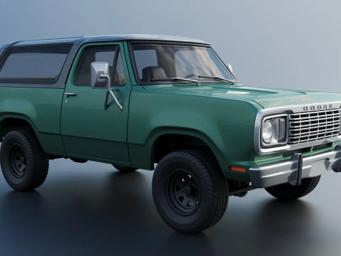Dodge Ramcharger 1976 3D Print Model