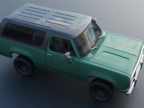 Dodge Ramcharger 1976 3D Print Model