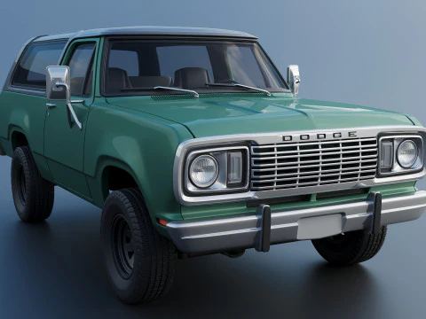 Dodge Ramcharger 1976 3D Print Model