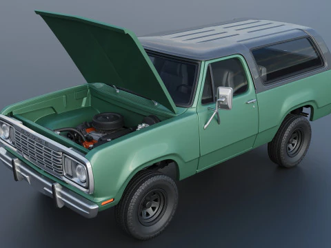 Dodge Ramcharger 1976 3D Print Model