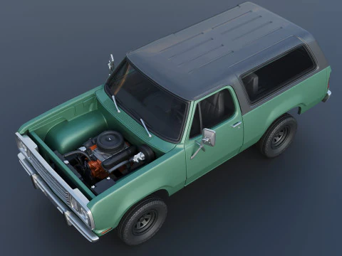 Dodge Ramcharger 1976 3D Print Model