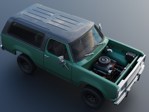 Dodge Ramcharger 1976 Model do druku 3D