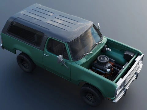 Dodge Ramcharger 1976 3D Print Model