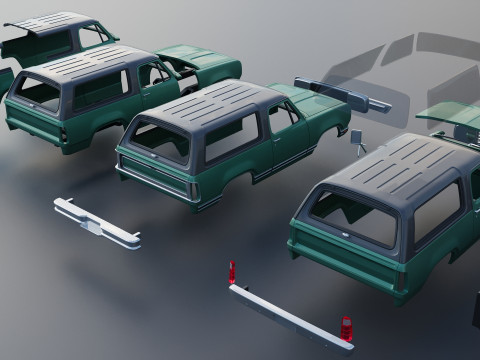 Dodge Ramcharger 1976 Model do druku 3D