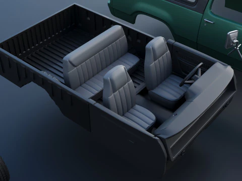 Dodge Ramcharger 1976 3D Print Model