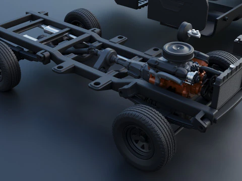 Dodge Ramcharger 1976 3D Print Model