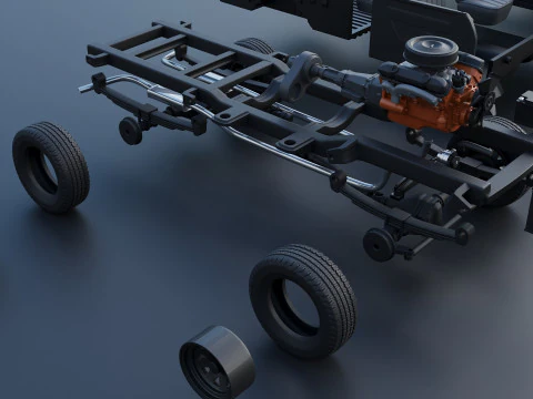 Dodge Ramcharger 1976 3D Print Model