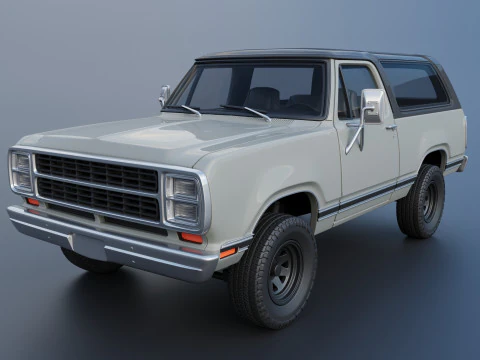 Dodge Ramcharger 1979 Modello di stampa 3D