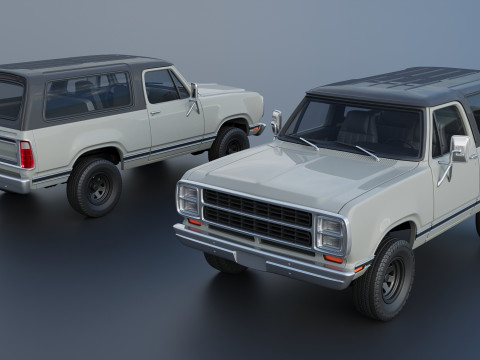 Dodge Ramcharger 1979 3Dプリントモデル