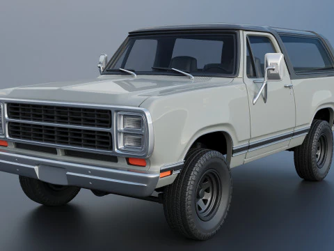 Dodge Ramcharger 1979 3D Print Model