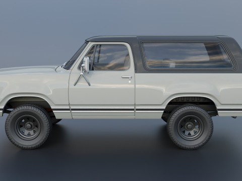 Dodge Ramcharger 1979 3Dプリントモデル