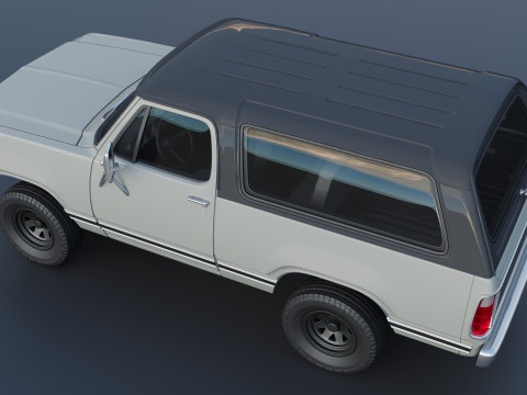 Dodge Ramcharger 1979 3Dプリントモデル