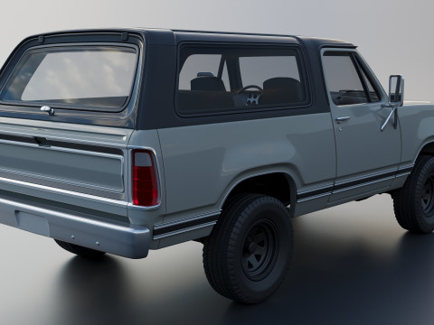 Dodge Ramcharger 1979 3Dプリントモデル