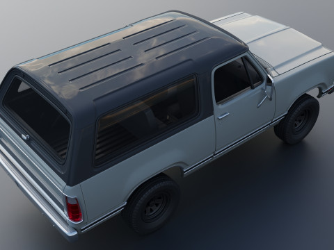 Dodge Ramcharger 1979 3Dプリントモデル