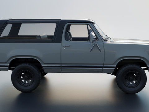 Dodge Ramcharger 1979 3Dプリントモデル
