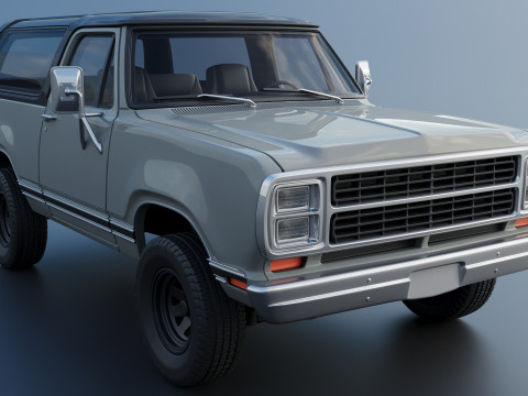Dodge Ramcharger 1979 3Dプリントモデル