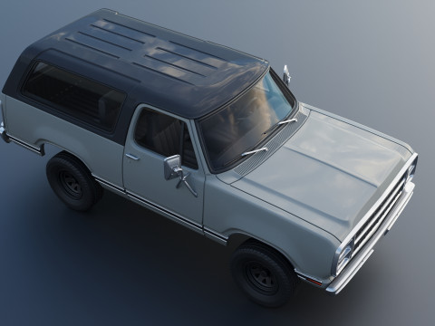 Dodge Ramcharger 1979 3Dプリントモデル