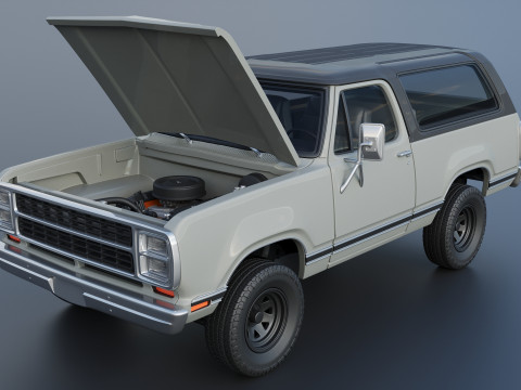 Dodge Ramcharger 1979 3Dプリントモデル