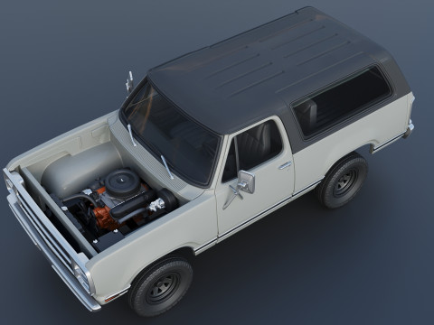 Dodge Ramcharger 1979 3Dプリントモデル