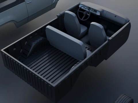 Dodge Ramcharger 1979 3D Print Model