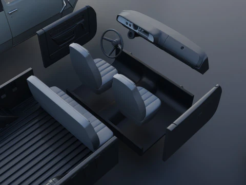 Dodge Ramcharger 1979 3D Print Model