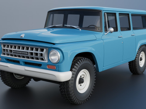 International Travelall 4x4 1964 Modelo de Impressão 3D