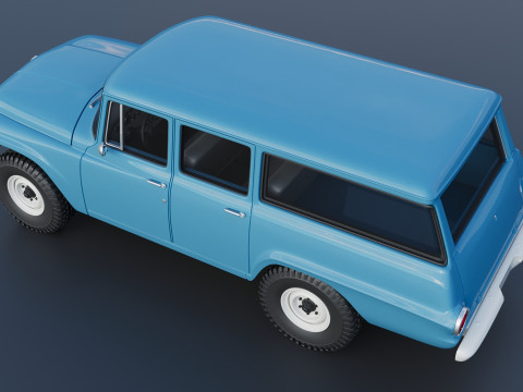 International Travelall 4x4 1964 Modelo de Impressão 3D