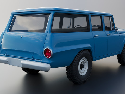 International Travelall 4x4 1964 Modelo de Impressão 3D