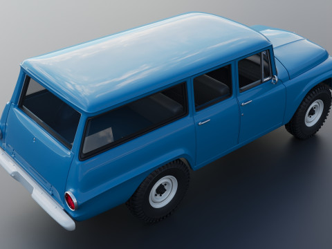 International Travelall 4x4 1964 Modelo de Impressão 3D