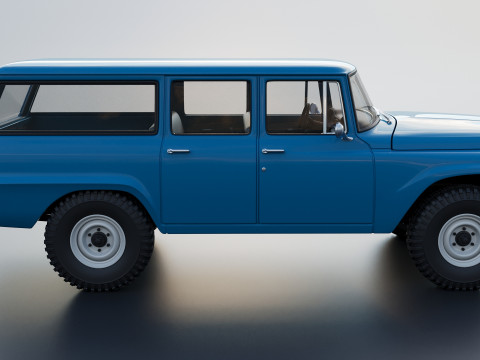 International Travelall 4x4 1964 Modelo de Impressão 3D