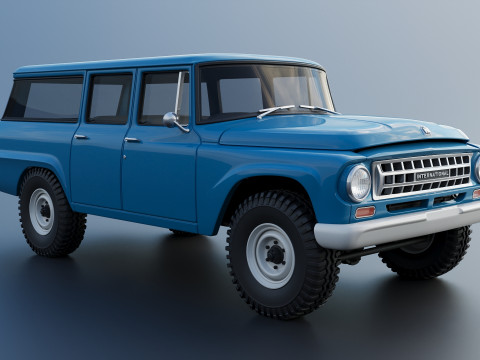 International Travelall 4x4 1964 Modelo de Impressão 3D