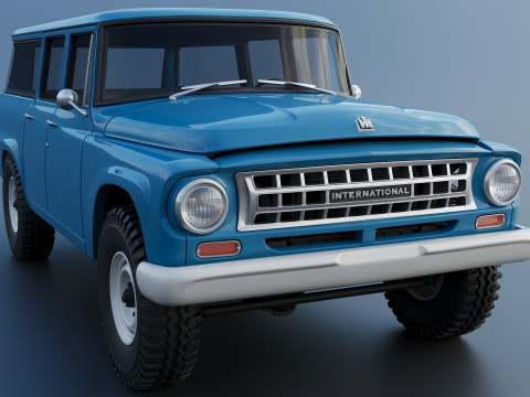 International Travelall 4x4 1964 Modelo de Impressão 3D