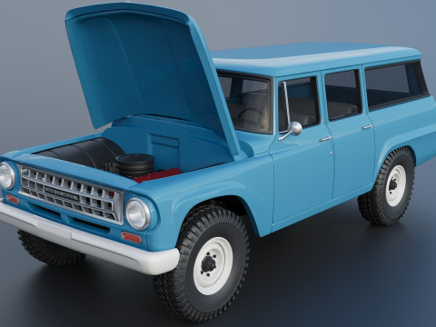 International Travelall 4x4 1964 Modelo de Impressão 3D
