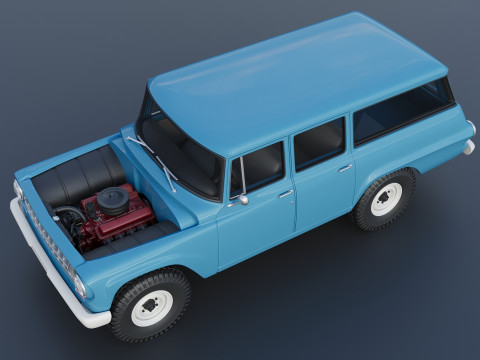 International Travelall 4x4 1964 Modelo de Impressão 3D