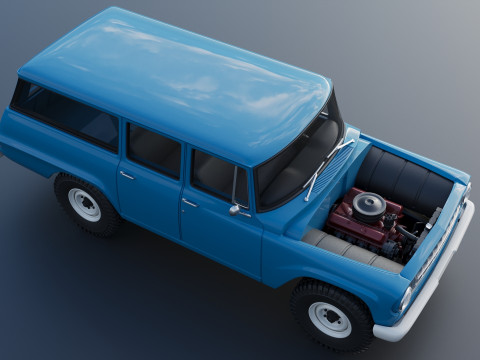 International Travelall 4x4 1964 Modelo de Impressão 3D