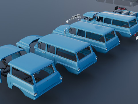 International Travelall 4x4 1964 Modelo de Impressão 3D
