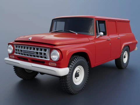 International Travelall Panel 4x4 1964 3D Print Model