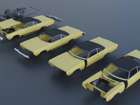 Dodge Polara 1969 3D Print Model