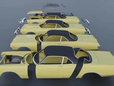 Dodge Polara 1969 3D Print Model
