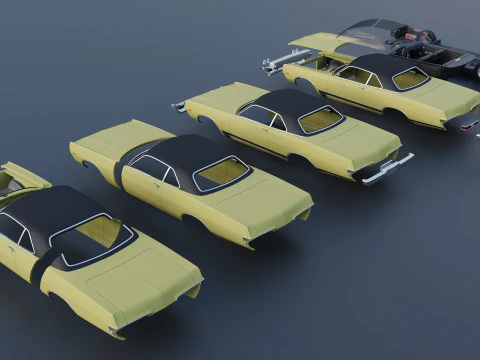 Dodge Polara 1969 3D Print Model