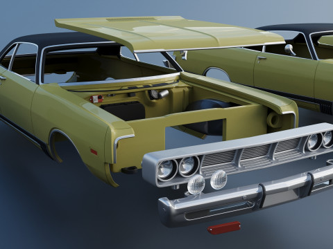 Dodge Polara 1969 Modèles 3D en vedette