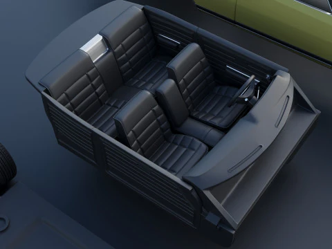 Dodge Polara 1969 3D Print Model