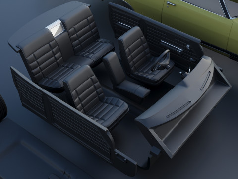 Dodge Polara 1969 Modèles 3D en vedette