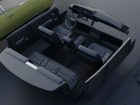 Dodge Polara 1969 3D Print Model