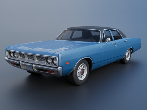 Dodge Polara Sedan 1969 3D प्रिंट मॉडल
