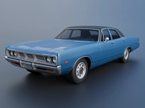 道奇 Polara 轿车 1969 3D 打印模型