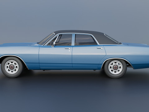 Dodge Polara Sedan 1969 3D Принт Модель