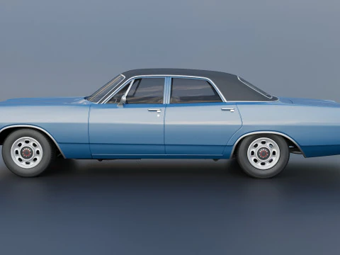 Dodge Polara Sedan 1969 3D Print Model