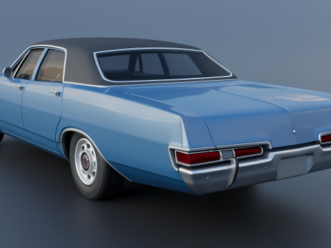 Dodge Polara Sedan 1969 3D Принт Модель