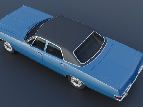 Dodge Polara Sedan 1969 3D Принт Модель
